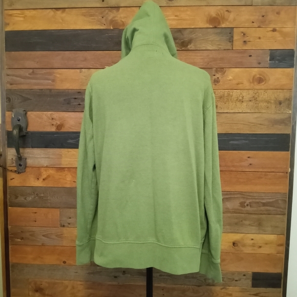 EUC Hurley Green Zip Up Hoodie - Small - Picture 3 of 6